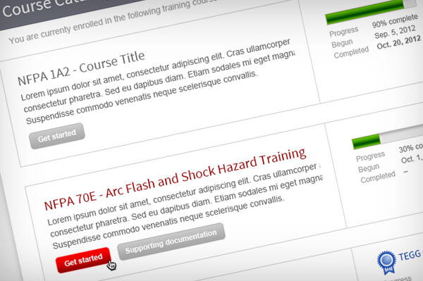 TEGG Online Training