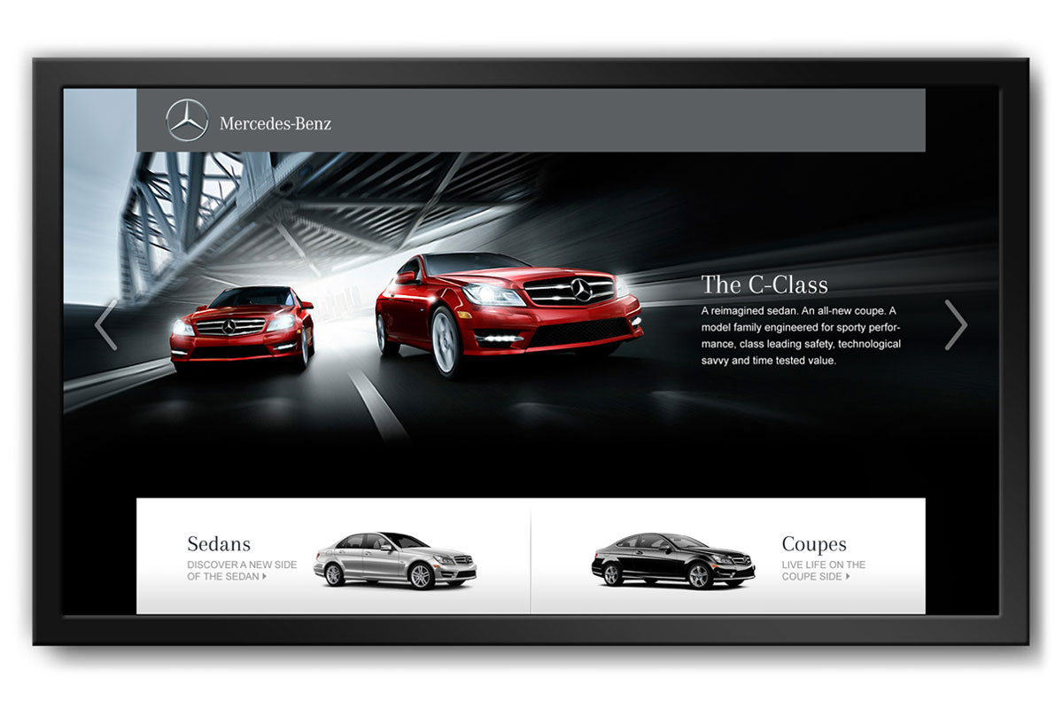 Showroom Touchscreen App