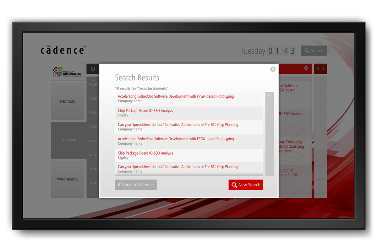 Cadence Conference Scheduler