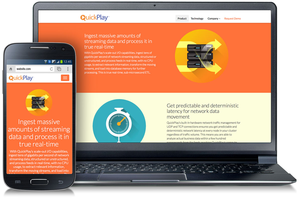 QuickPlay Product Website