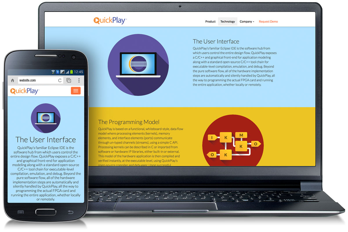 QuickPlay Product Website