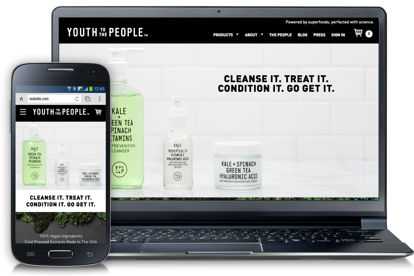 YOUTH TO THE PEOPLE Website